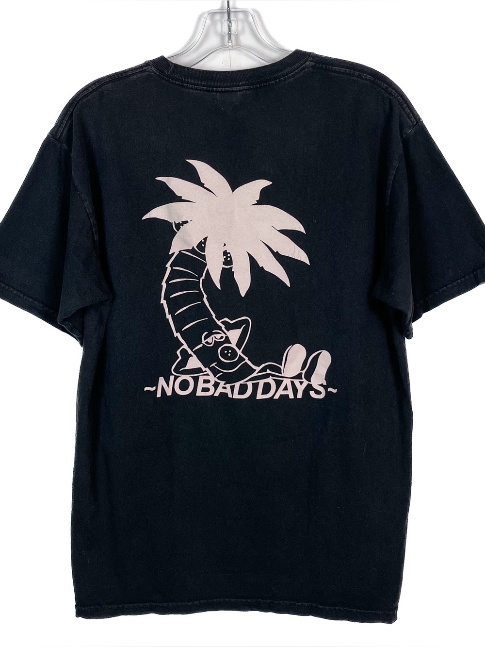 Vintage 10 Deep T-Shirt Mens M Black 90s  Streetwear No Bad Days Skateboarding